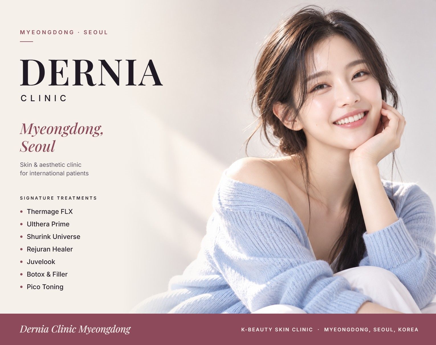 Dernia Clinic Myeongdong, Seoul - Full Face
