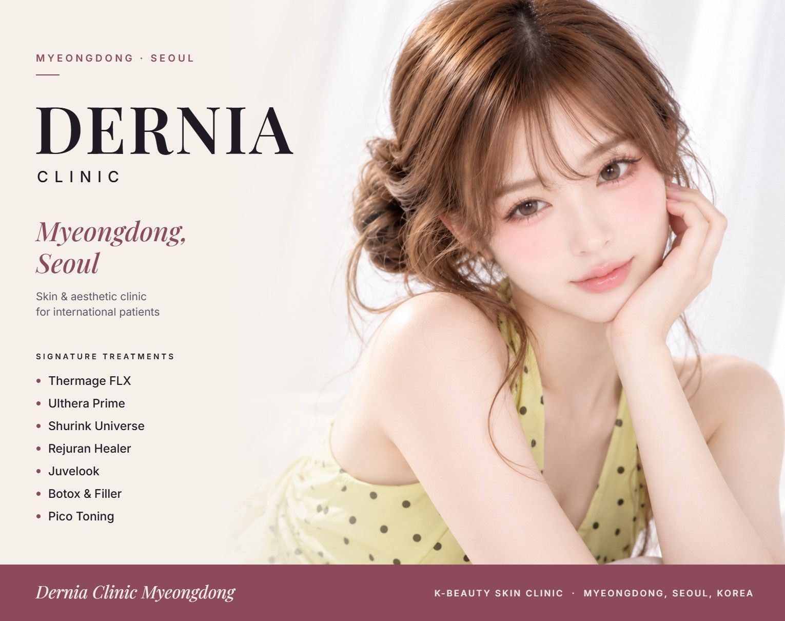 Dernia Clinic Myeongdong, Seoul - Rejuran Healer vs Profhilo