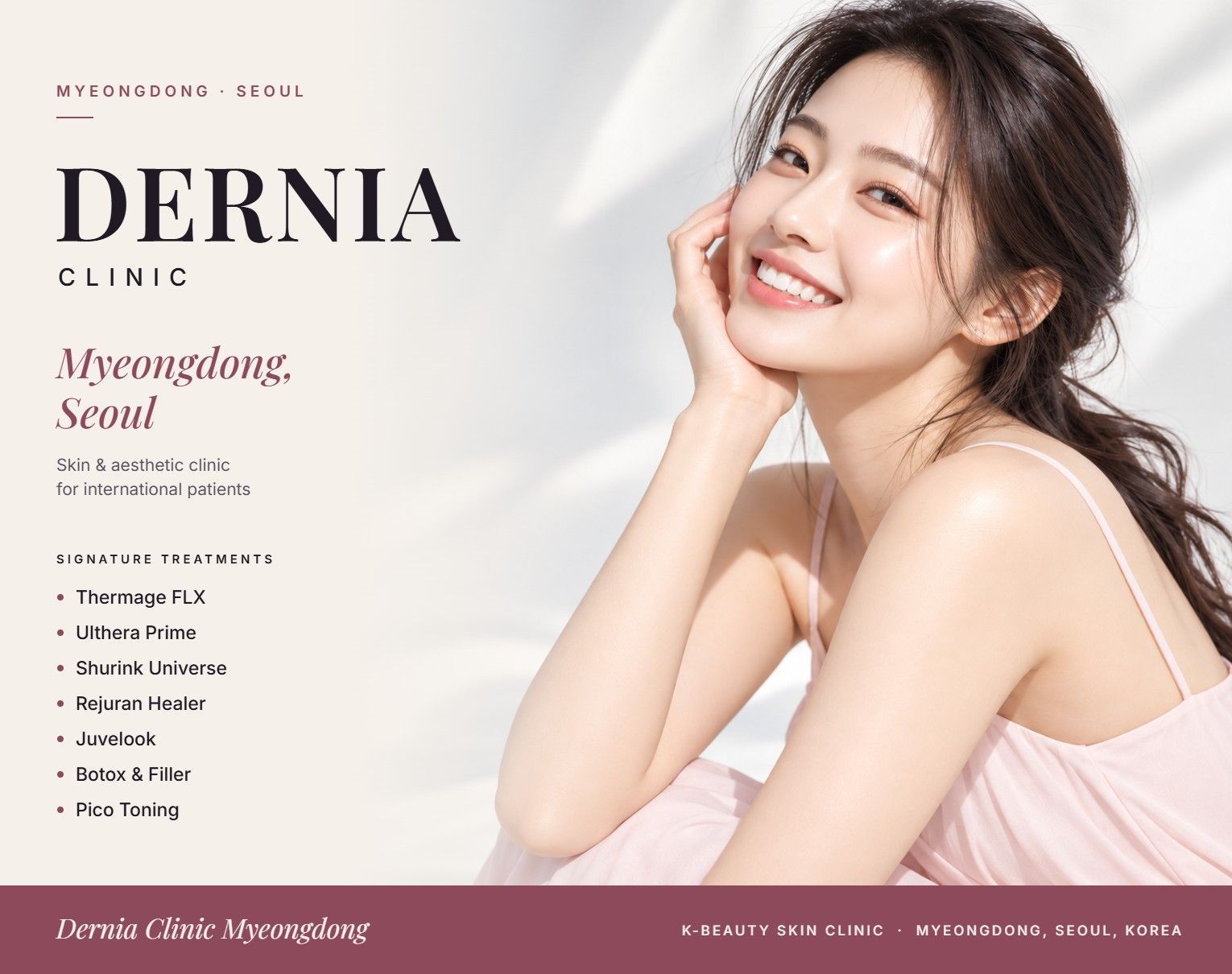 Dernia Clinic Myeongdong, Seoul - Décolletage