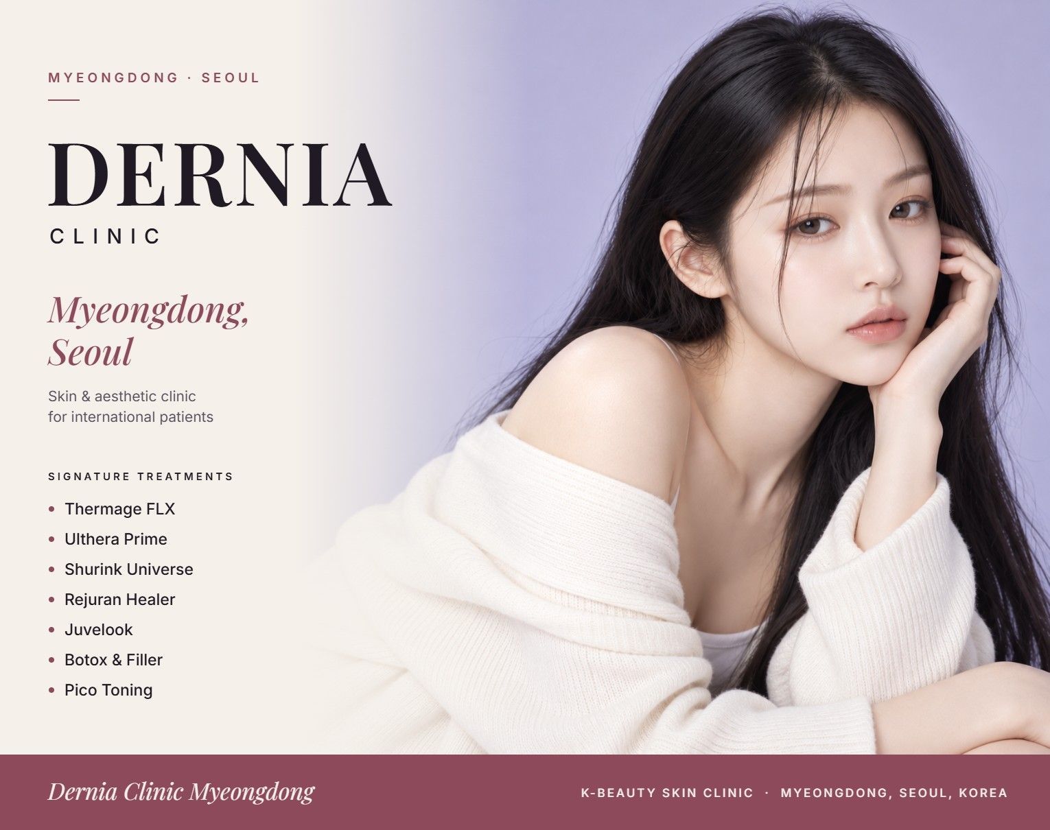 Dernia Clinic Myeongdong, Seoul - Myeongdong Area Guide for Patients