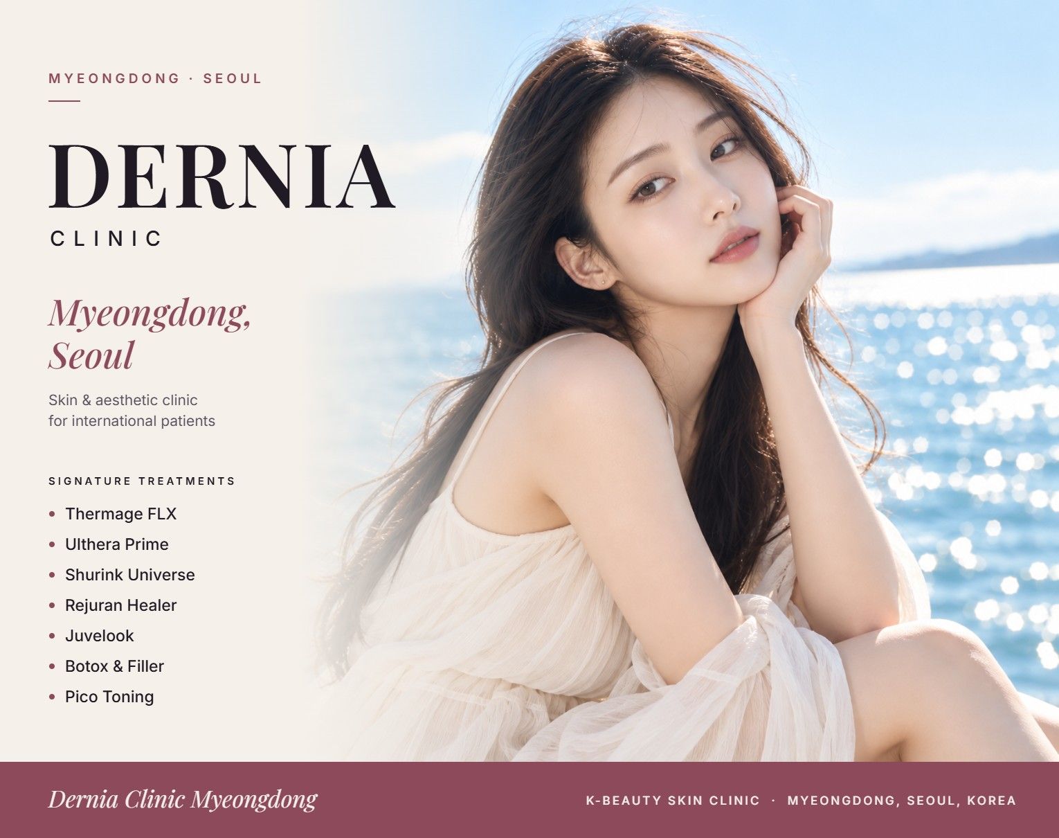 Dernia Clinic Myeongdong, Seoul - Excel V Laser vs IPL Photofacial