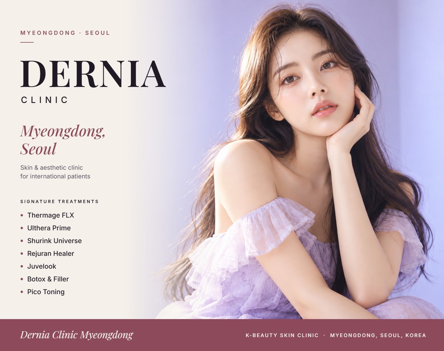 Dernia Clinic Myeongdong, Seoul - Hydrafacial & Aqua Peel vs LDM Water Drop Lifting