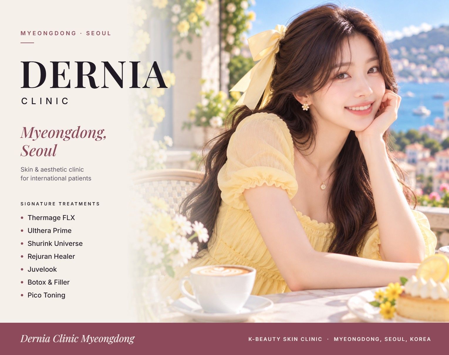 Dernia Clinic Myeongdong, Seoul - Crow's Feet