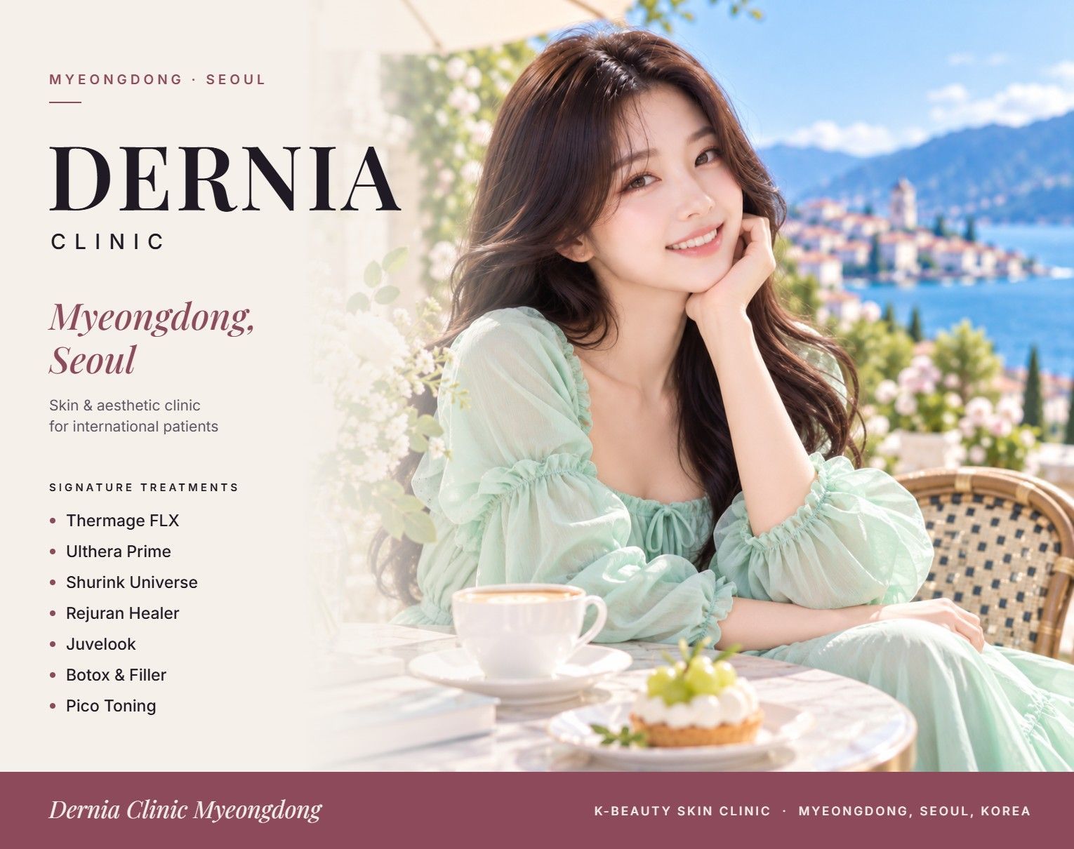 Dernia Clinic Myeongdong, Seoul - Frown Lines (11 Lines)