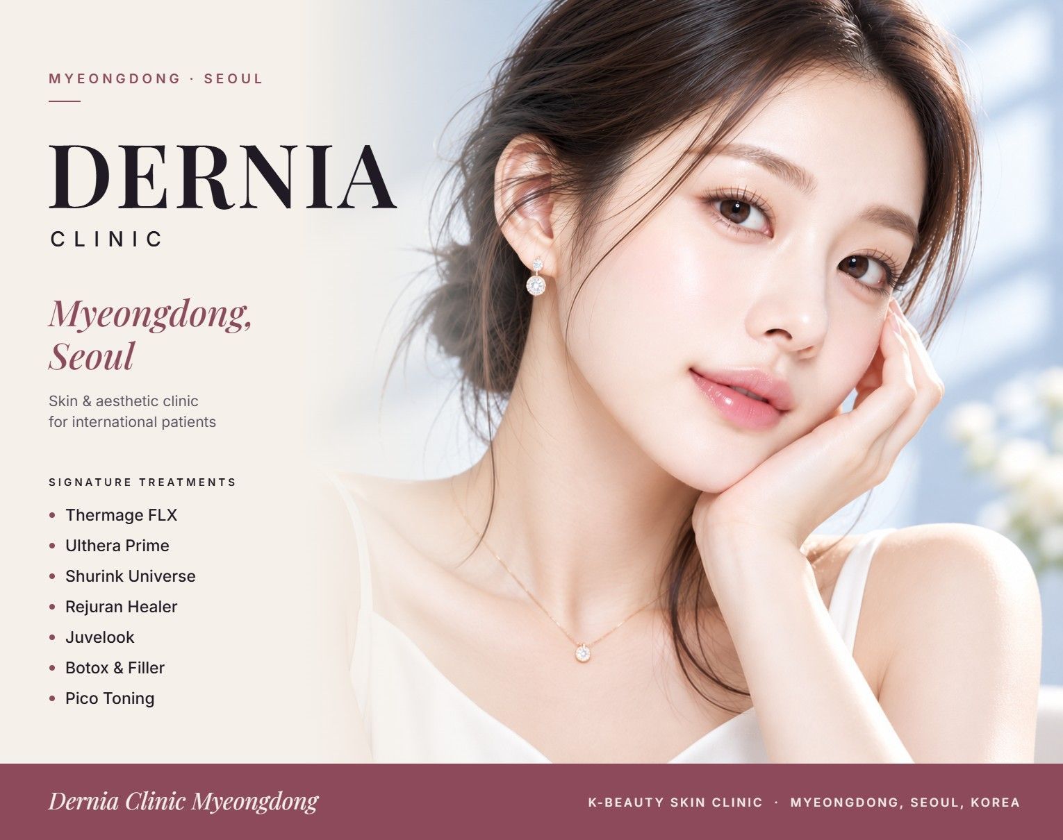 Dernia Clinic Myeongdong, Seoul - Large Pores