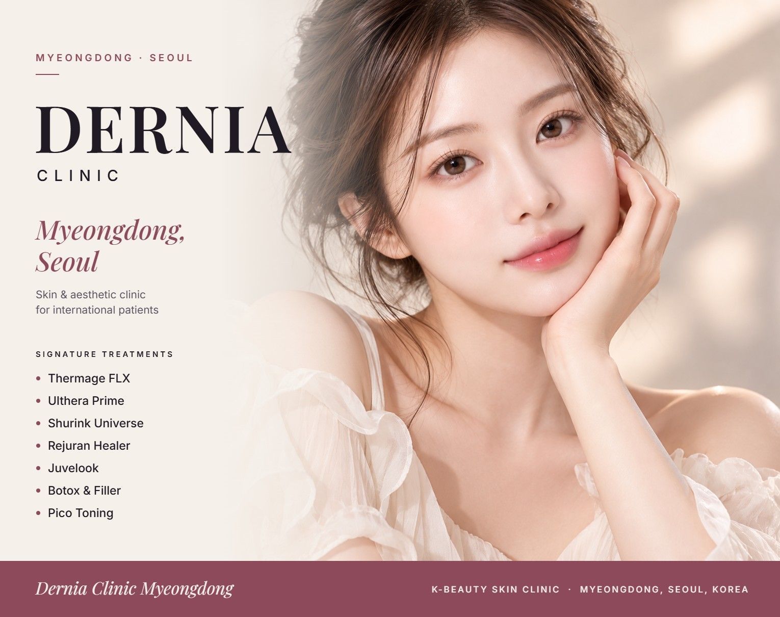 Dernia Clinic Myeongdong, Seoul - Post-Acne Marks (Red & Brown)