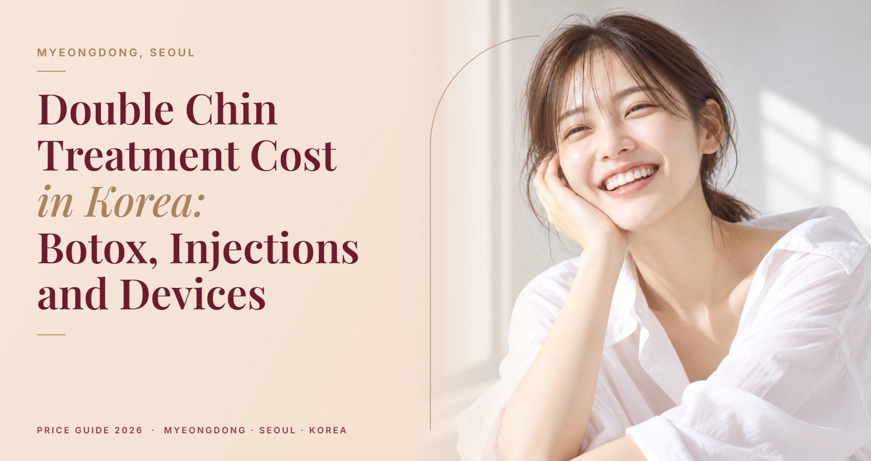 Double Chin Treatment Cost in Korea: Botox, Injections and Devices — Myeongdong, Seoul