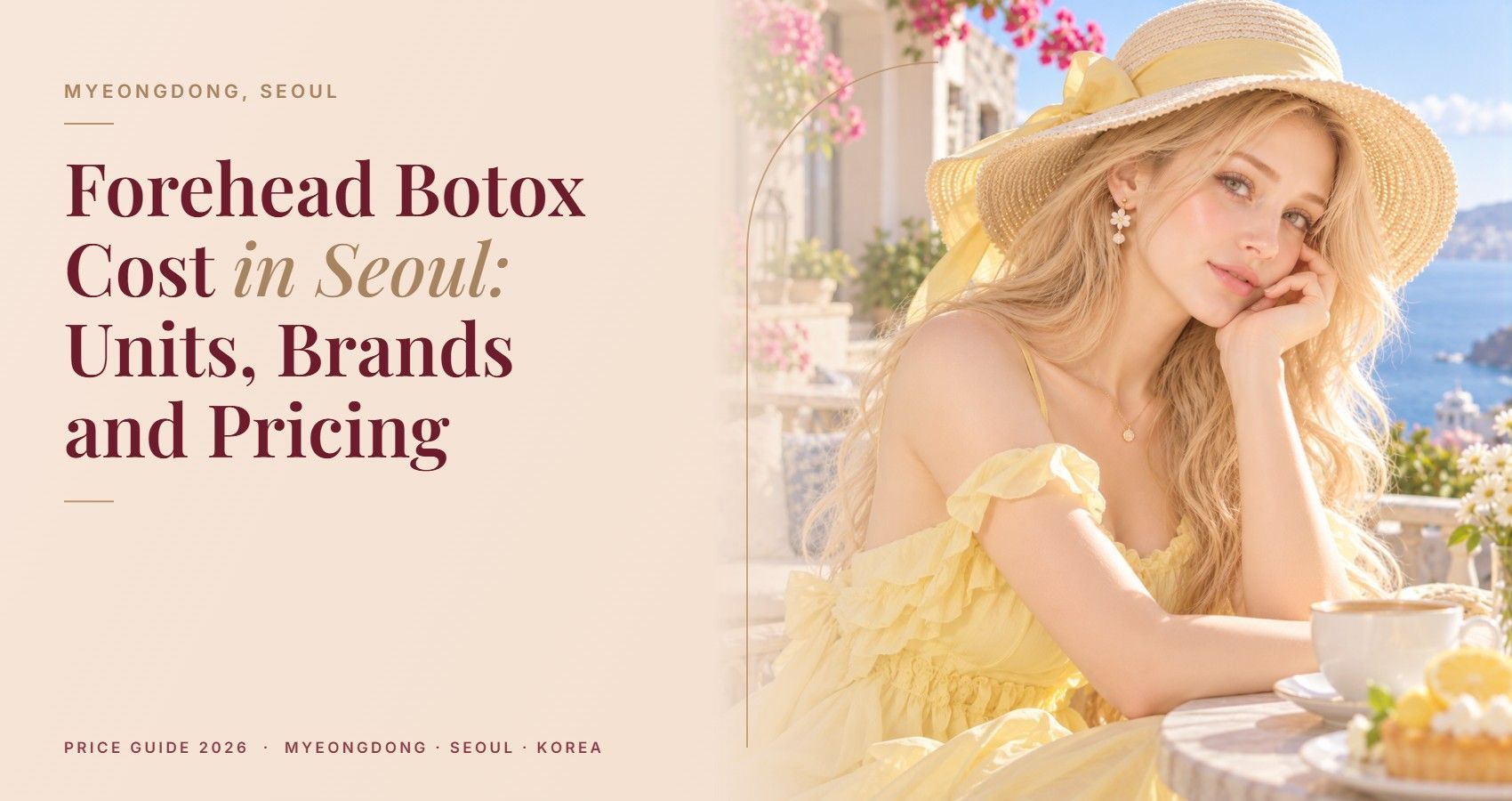 Forehead Botox Cost in Seoul: Units, Brands and Pricing — Myeongdong, Seoul