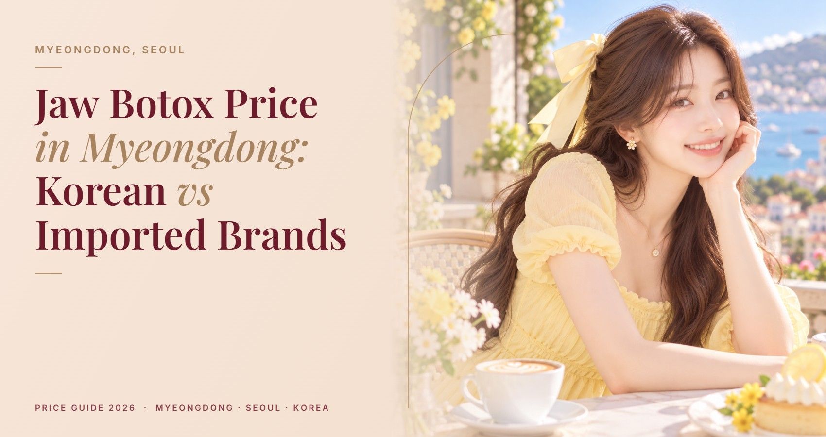 Jaw Botox Price in Myeongdong: Korean vs Imported Brands — Myeongdong, Seoul