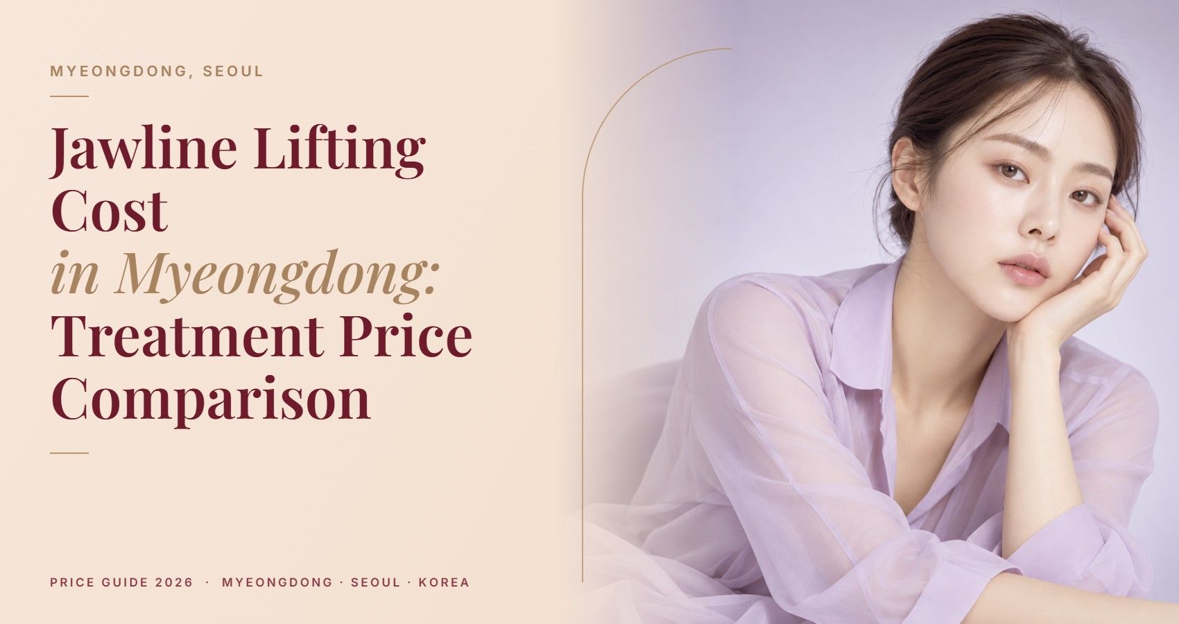 Jawline Lifting Cost in Myeongdong: Treatment Price Comparison — Myeongdong, Seoul