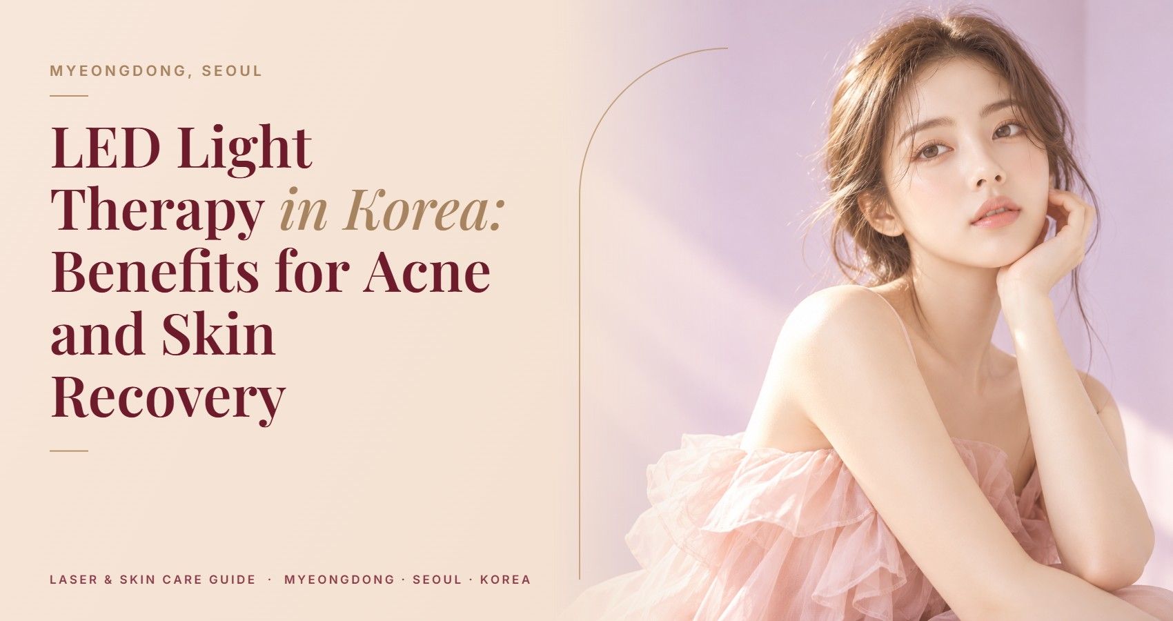 LED Light Therapy in Korea: Benefits for Acne and Skin Recovery — Myeongdong, Seoul