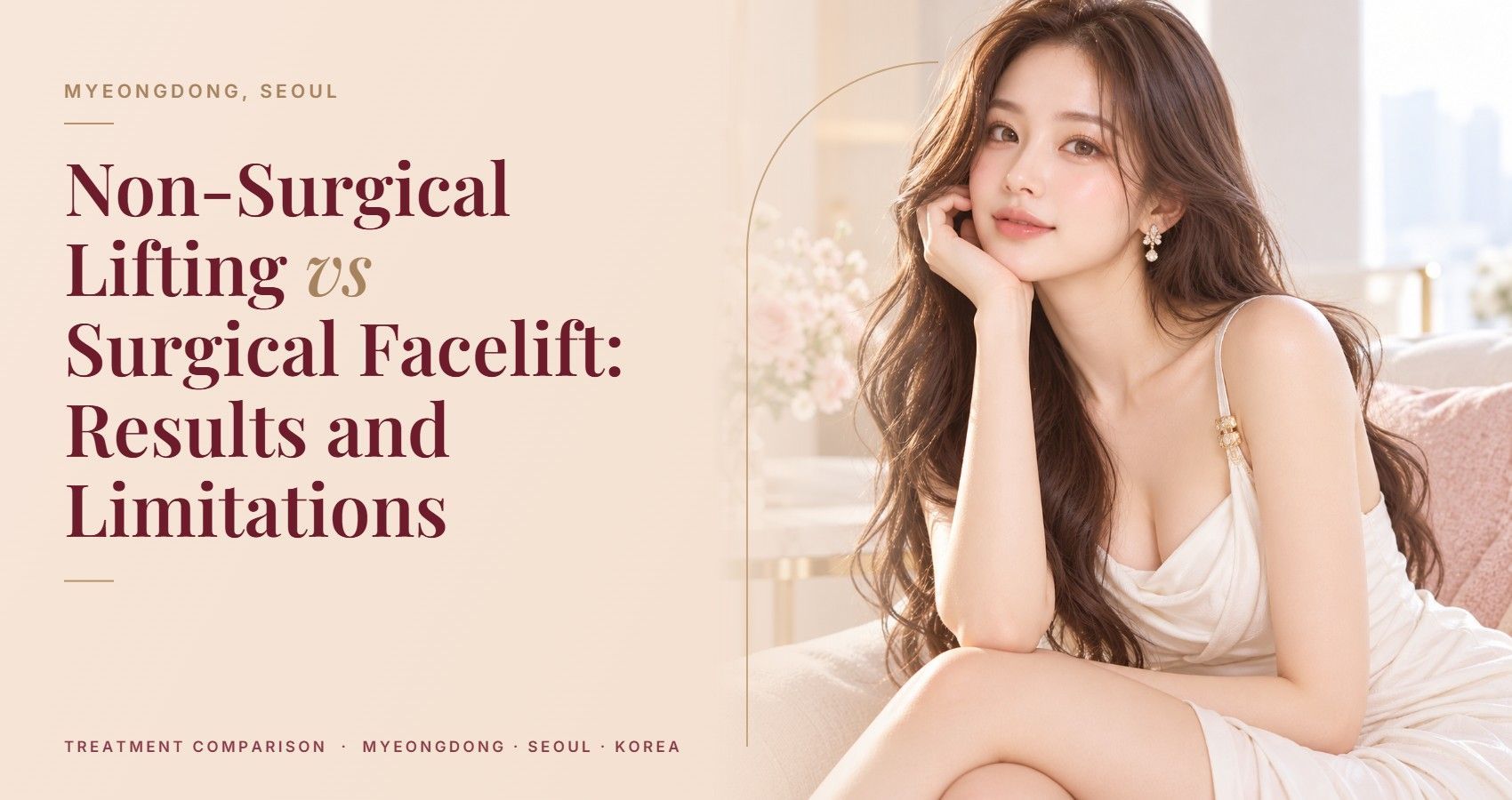 Non-Surgical Lifting vs Surgical Facelift: Results and Limitations — Myeongdong, Seoul