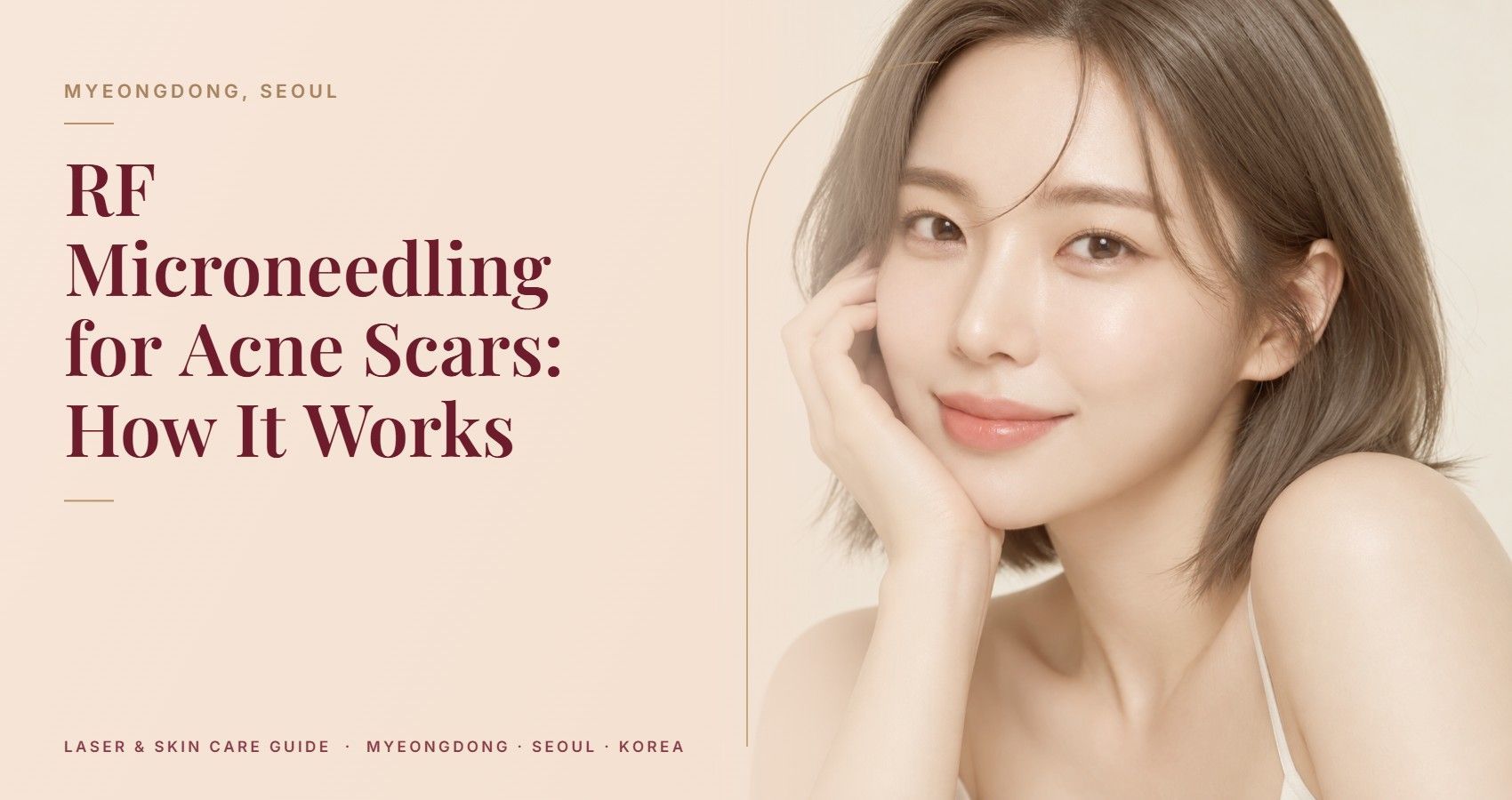 RF Microneedling for Acne Scars: How It Works — Myeongdong, Seoul