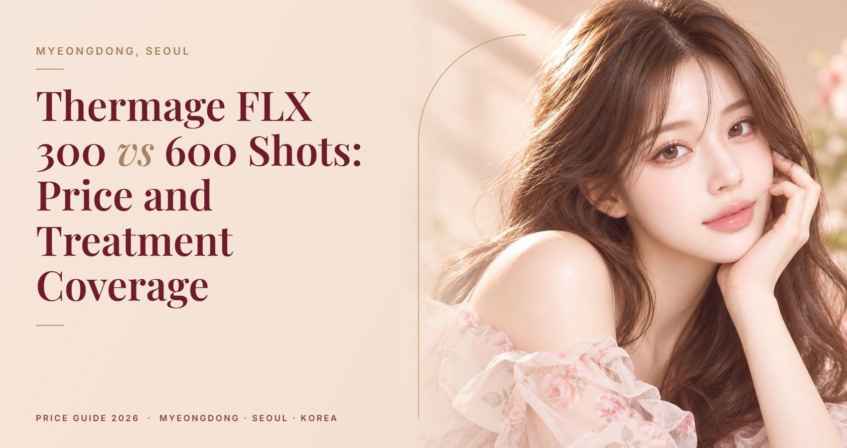 Thermage FLX 300 vs 600 Shots: Price and Treatment Coverage — Myeongdong, Seoul