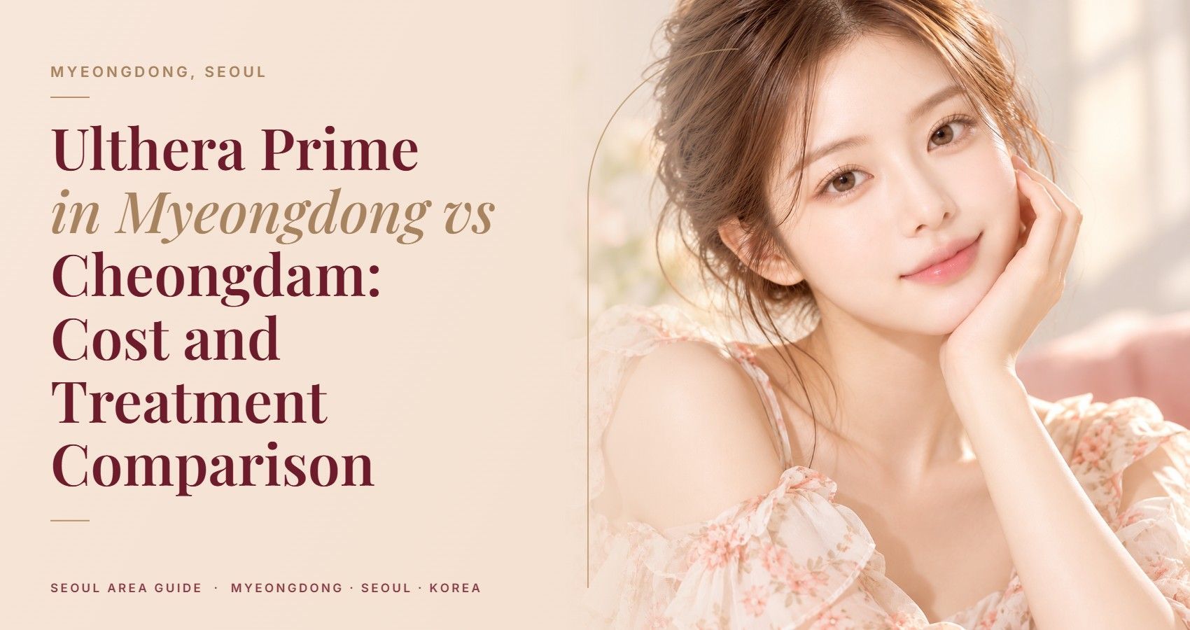 Ulthera Prime in Myeongdong vs Cheongdam: Cost and Treatment Comparison — Myeongdong, Seoul