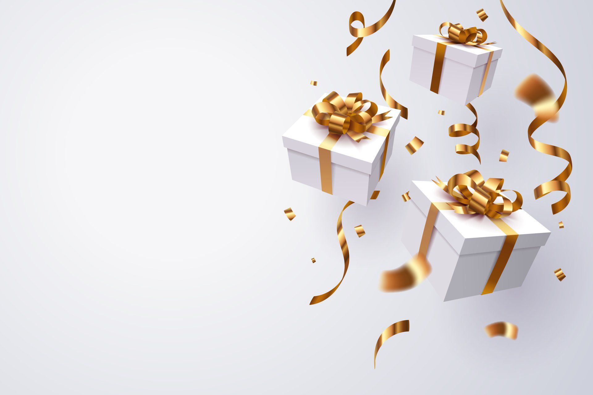 falling gift box