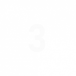 three in number