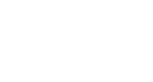 Logo for Awning Angel, blue and white text with a halo above the blue 