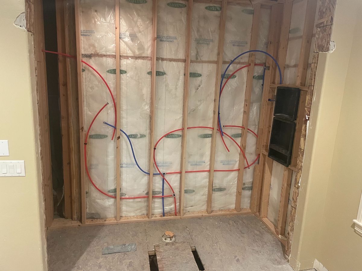 Backcountry, Highlands Ranch Backcountry rough-in plumbing