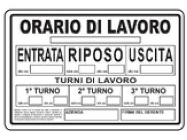 Cartelli serie informazioni e vari