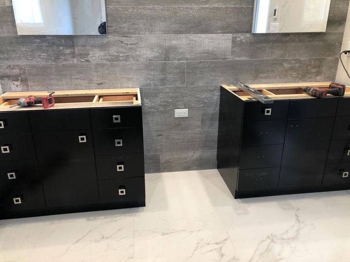 Bathroom Counter Renovation