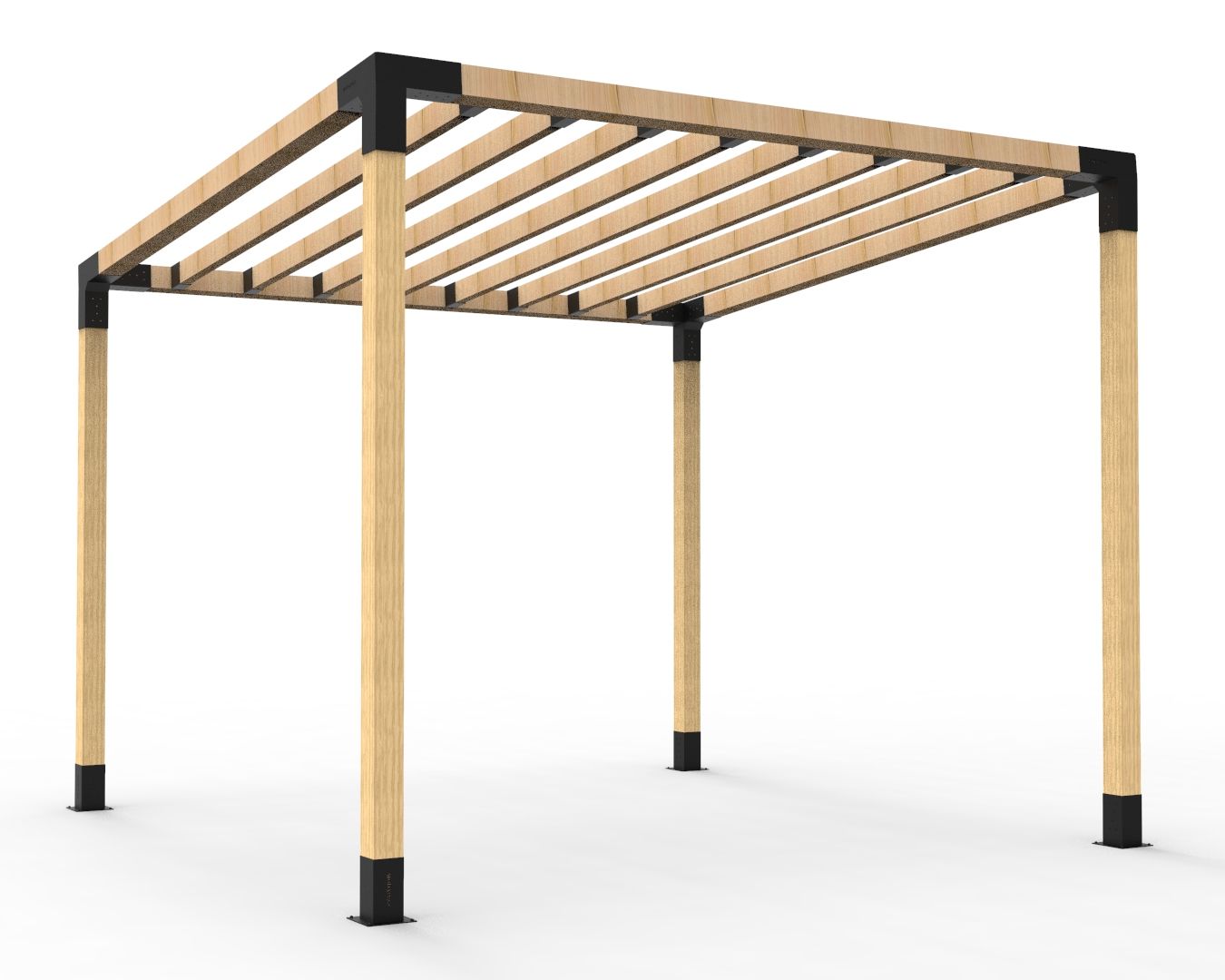 A patio with a pergola and a couch and table underneath it. A patio with a pergola and a couch and table underneath it.
