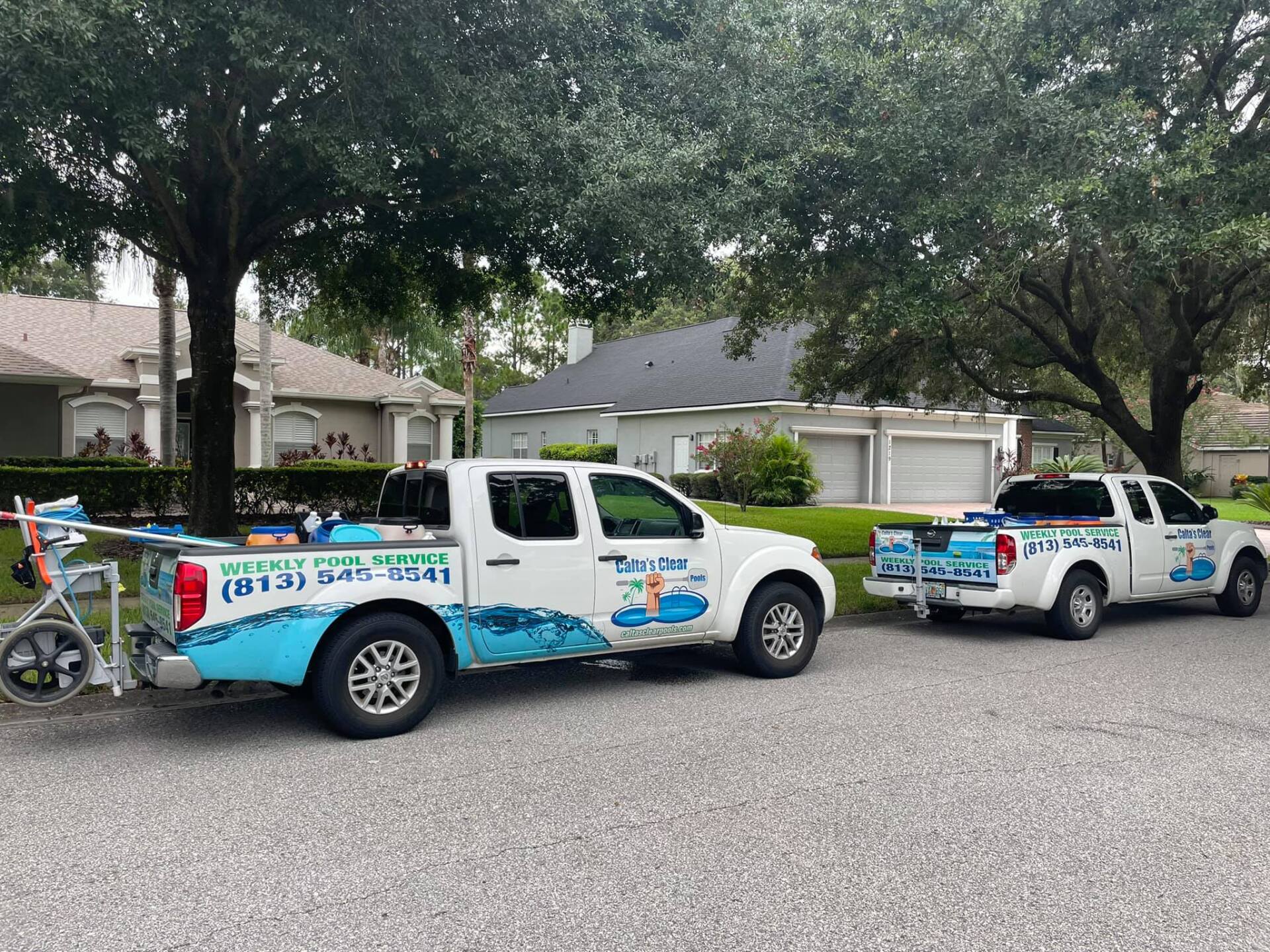 Pool Cleaning Truck | Wesley Chapel, FL | Calta's Clear Pools