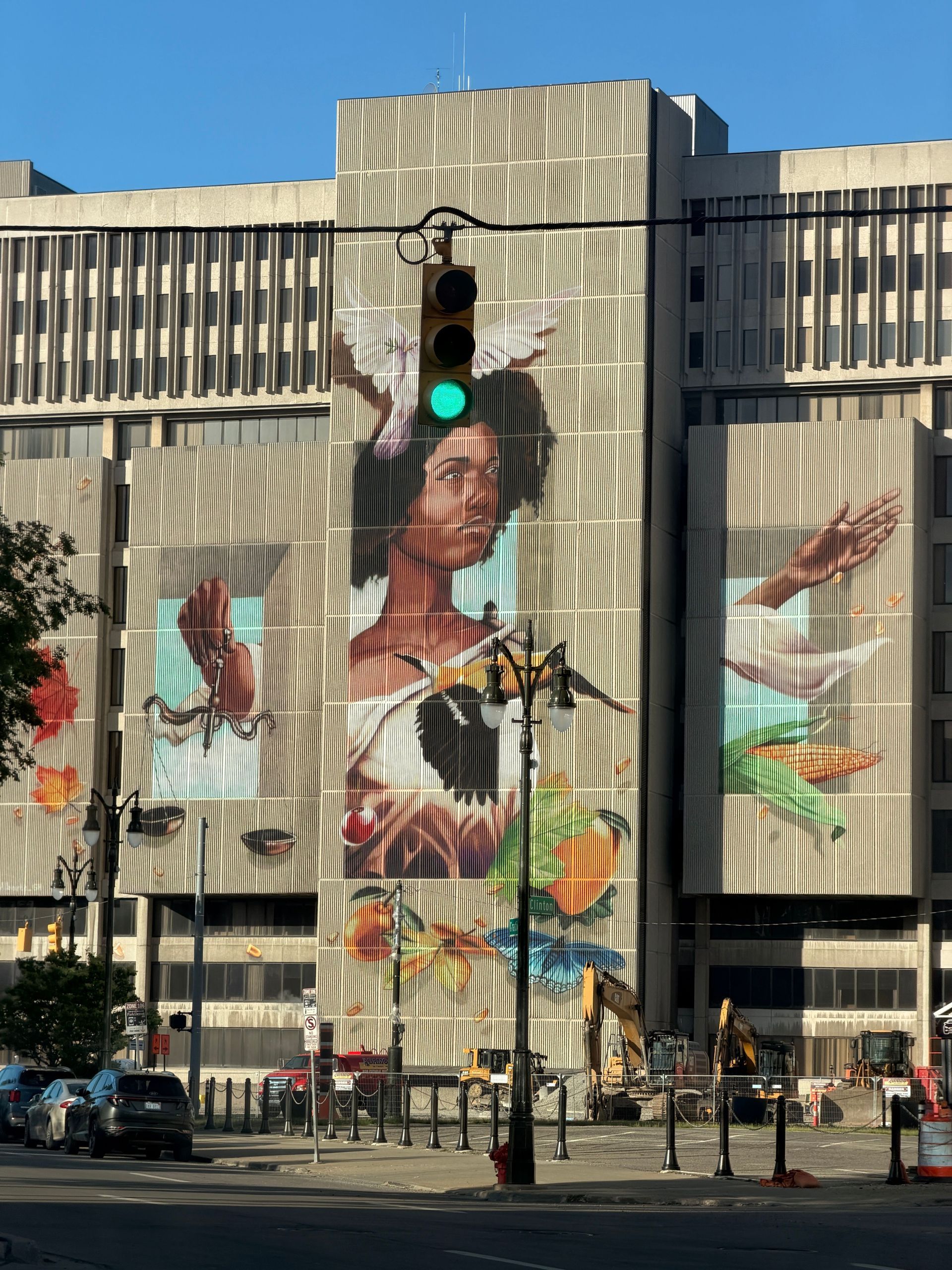 mural downtown Detroit