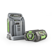 2P battery charger on white