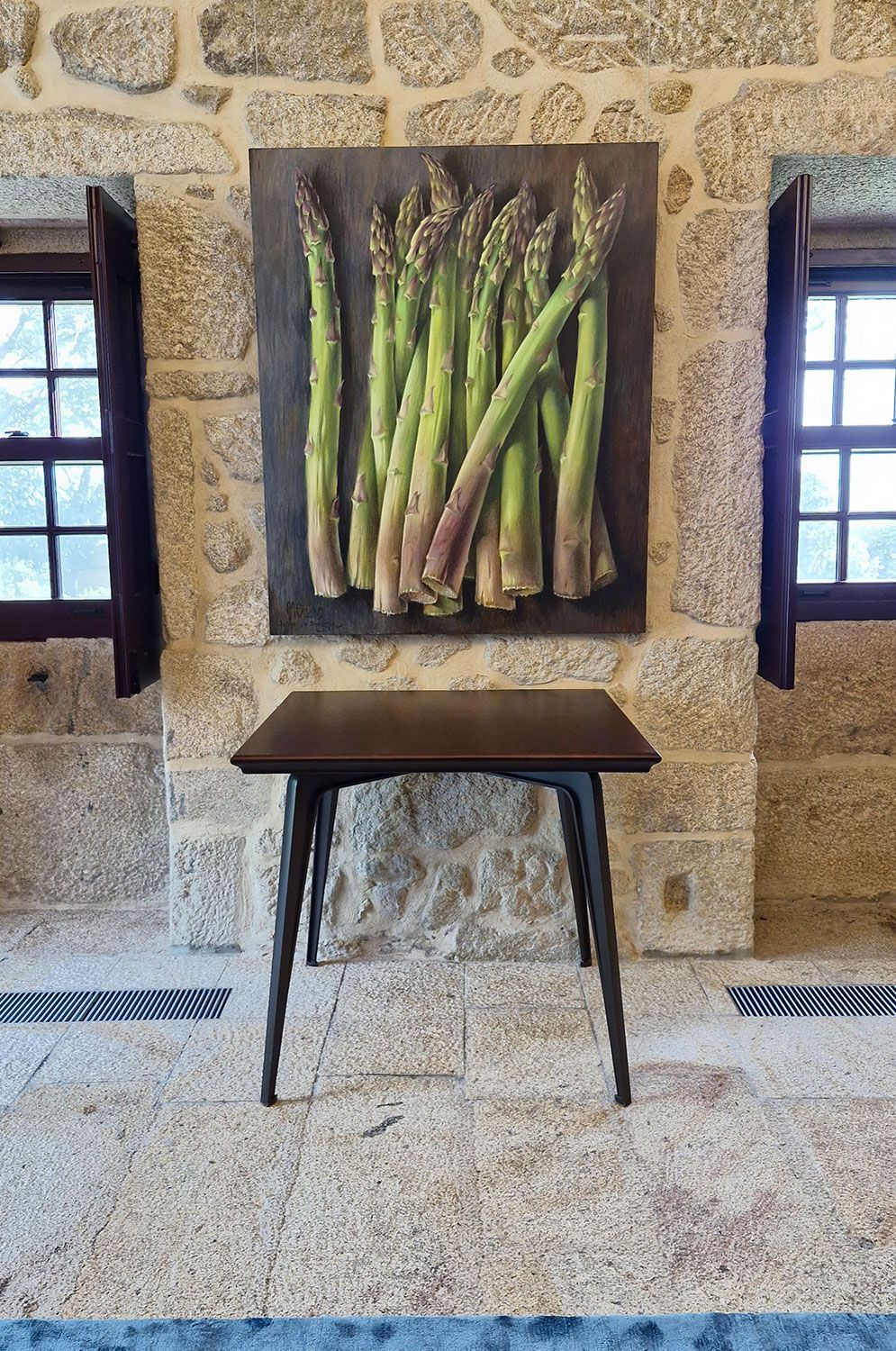 A hand built table created for a cafe shop, bespoke cafe table