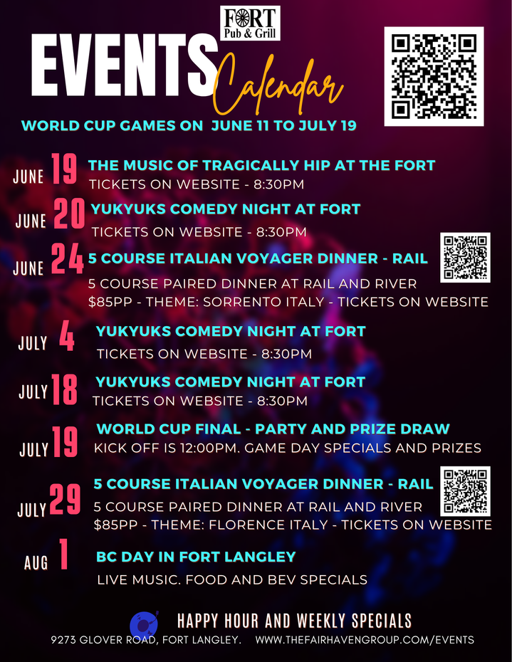 events calendar