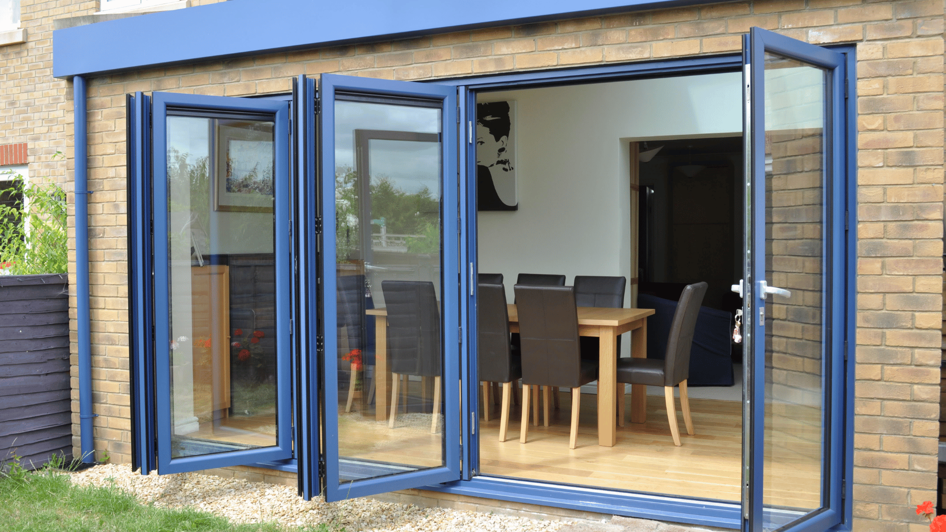 Glass door