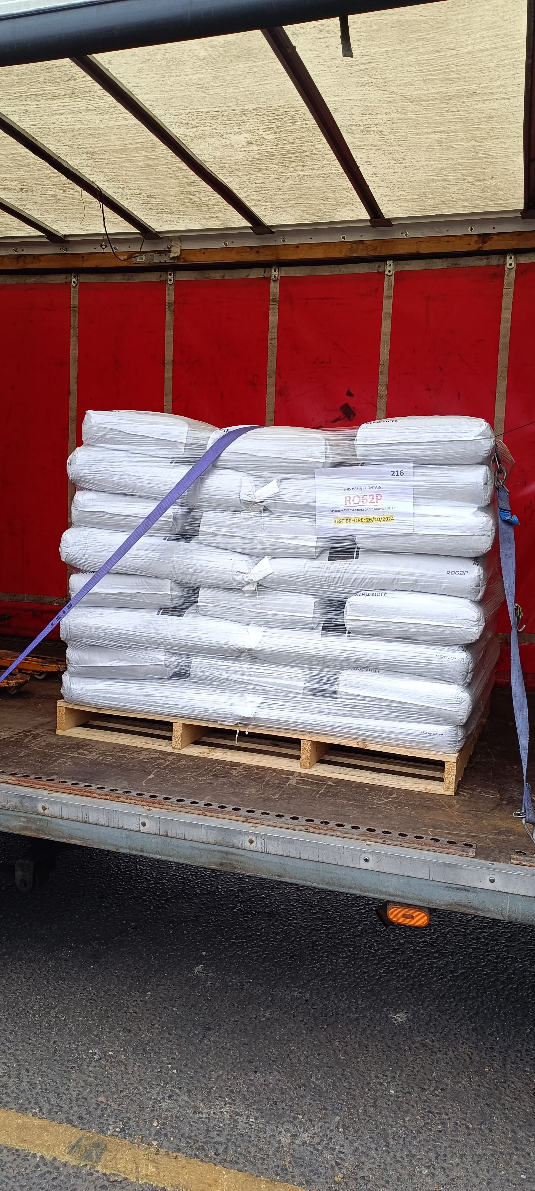 Sand and cement delivery with another happy customer.