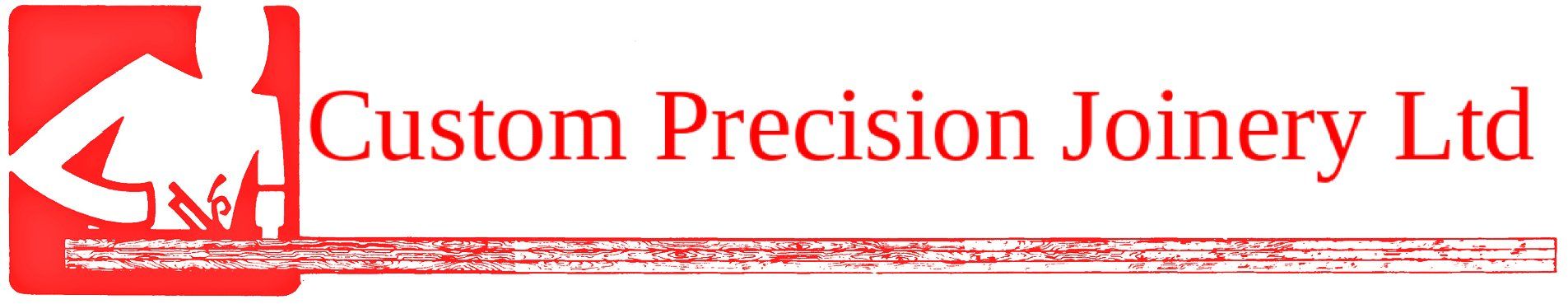 Custom precision joinery limited, Flintshire North Wales logo