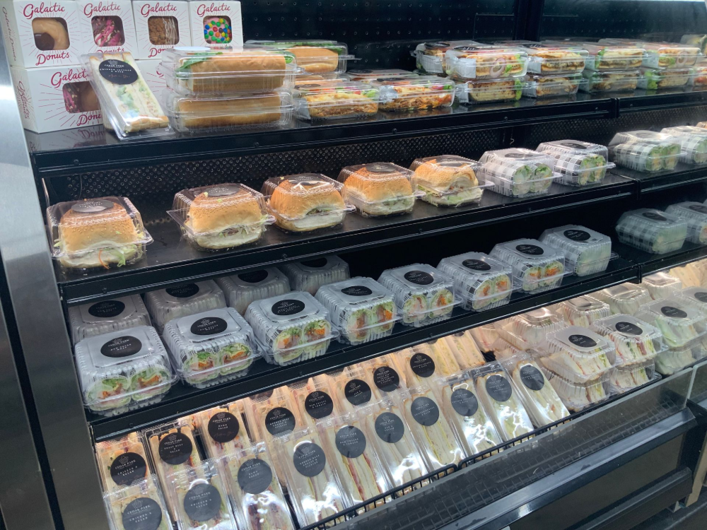 Display of salads and sandwiches — Cedar Park Supermarket In Taranganba, QLD