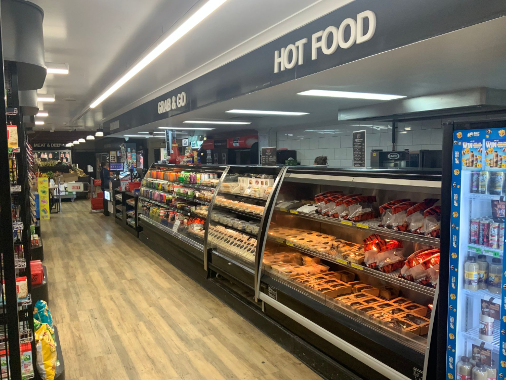 Grocery store hot food aisle — Cedar Park Supermarket In Taranganba, QLD