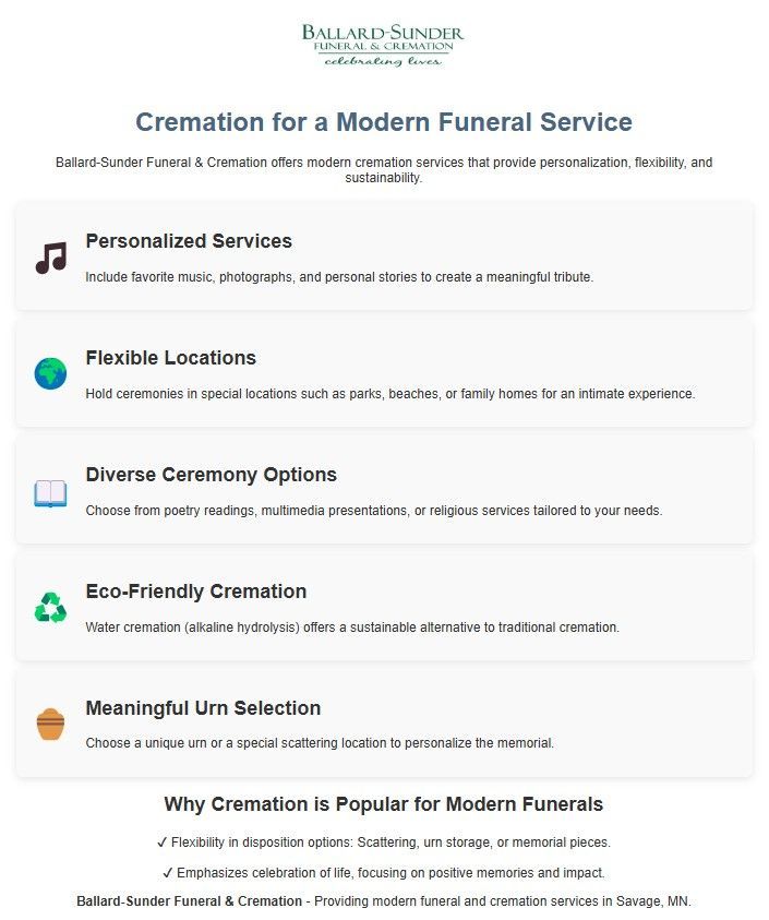 Cremation for Modern Funeral Service