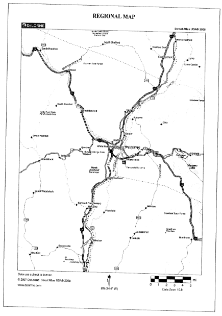 Regional map