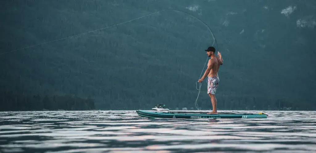 sup board at cliff cottage