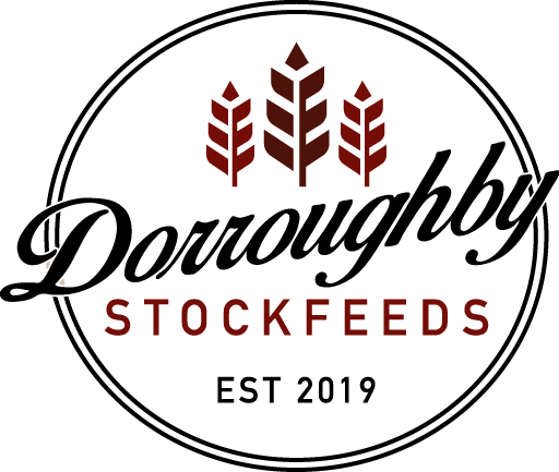 Dorroughby Stockrfeeds logo in a circle