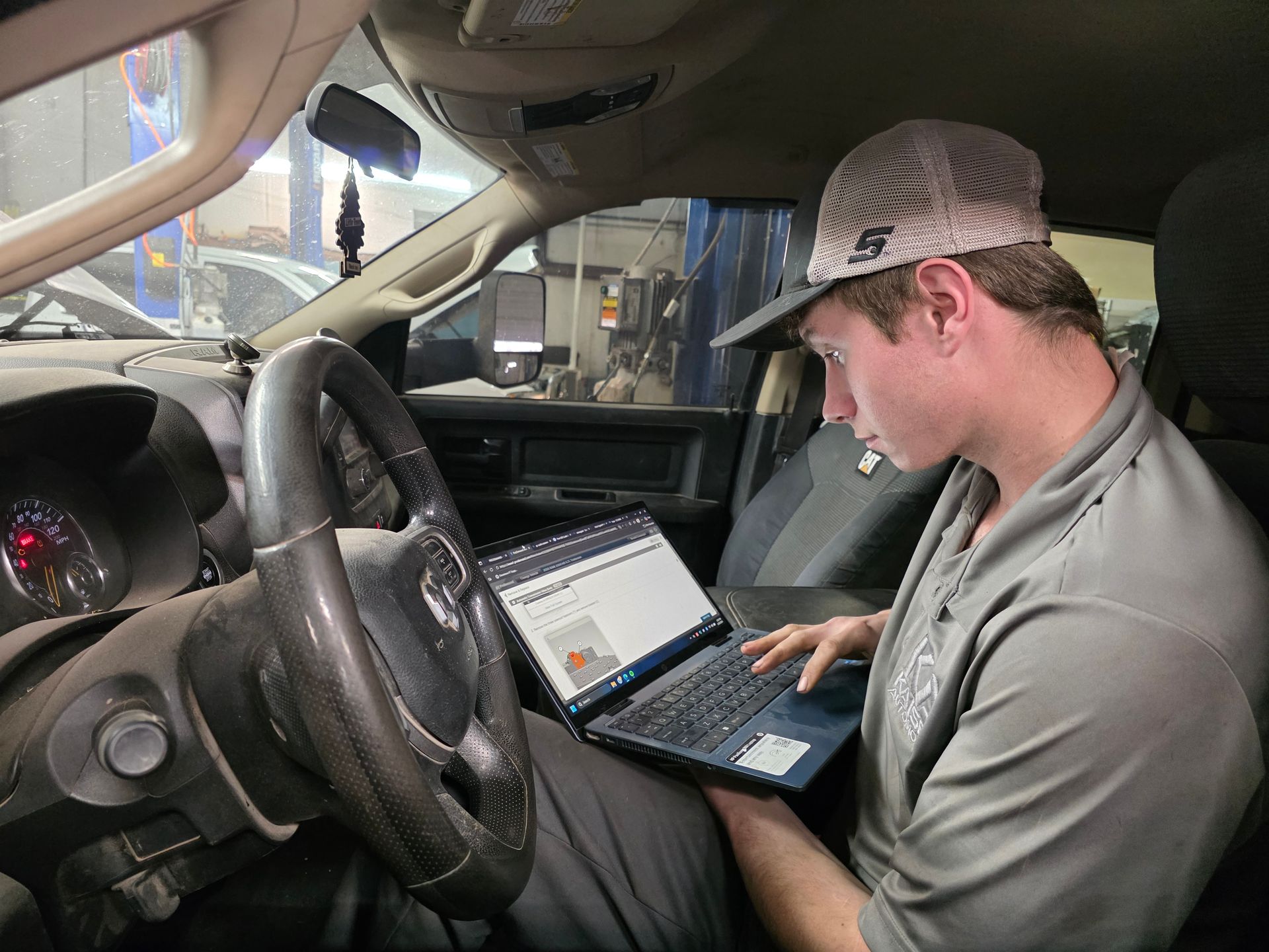 Our Mechanic Diagnose a Vehicle in Our Garage in Stillwater, OK | Kaiser Automotive