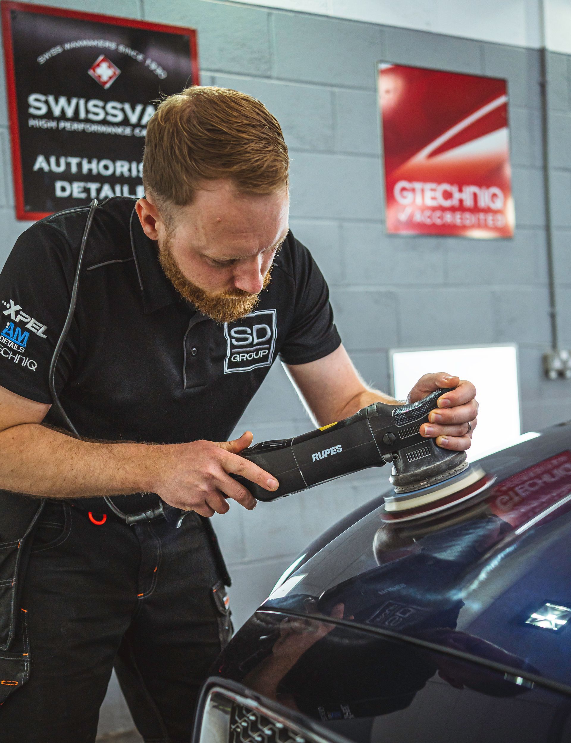rupes polisher Paint Correction by spotless detailing group