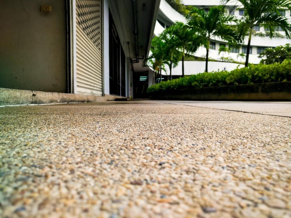 A Concrete Walkway Leading to A Building — S & L Sand & Gravel in Kyogle, NSW