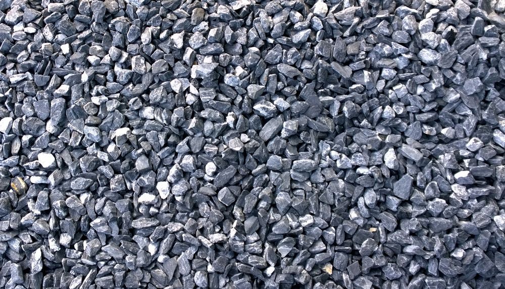 Gravel Scattered Across The Field