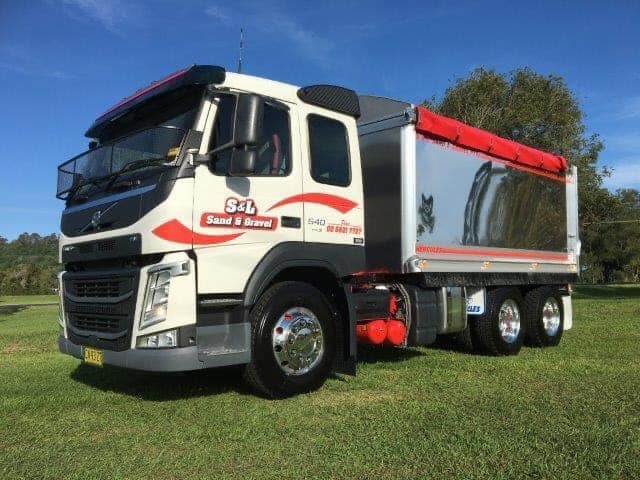 S & L Sand & Gravel Truck — S & L Sand & Gravel in South Lismore, NSW