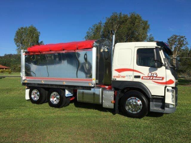 S & L Sand & Gravel Truck — S & L Sand & Gravel in South Lismore, NSW