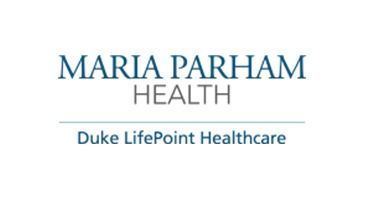 Maria Parham Health logo with Duke LifePoint Healthcare text on a white background