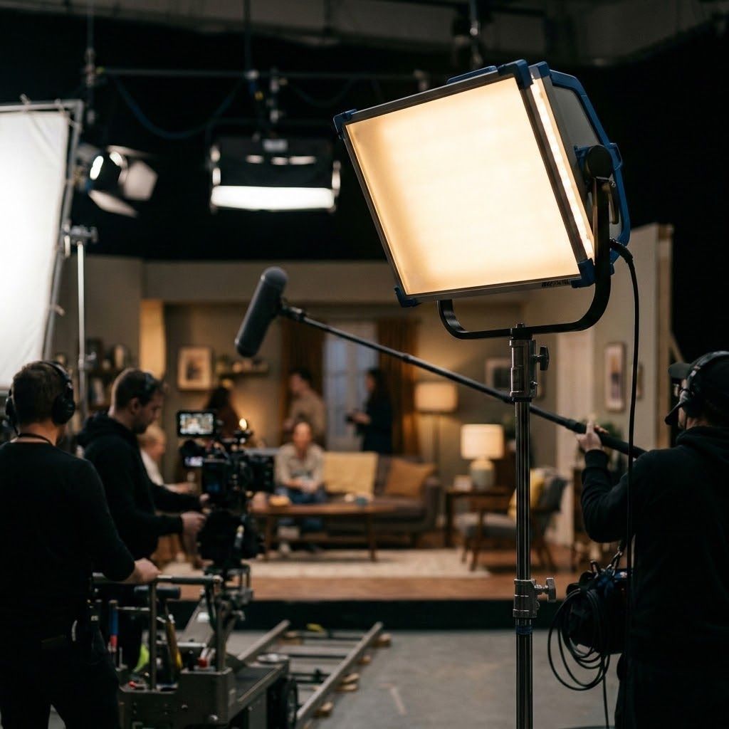 light, production, studio