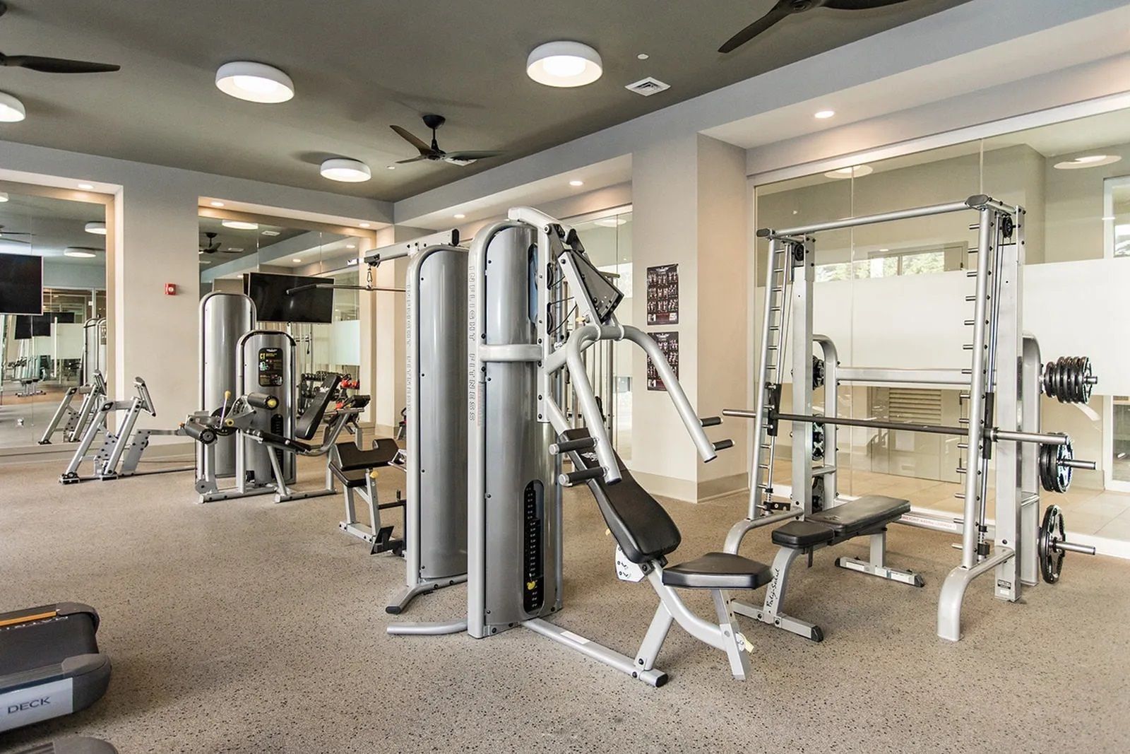 Fitness center at The Southerly.