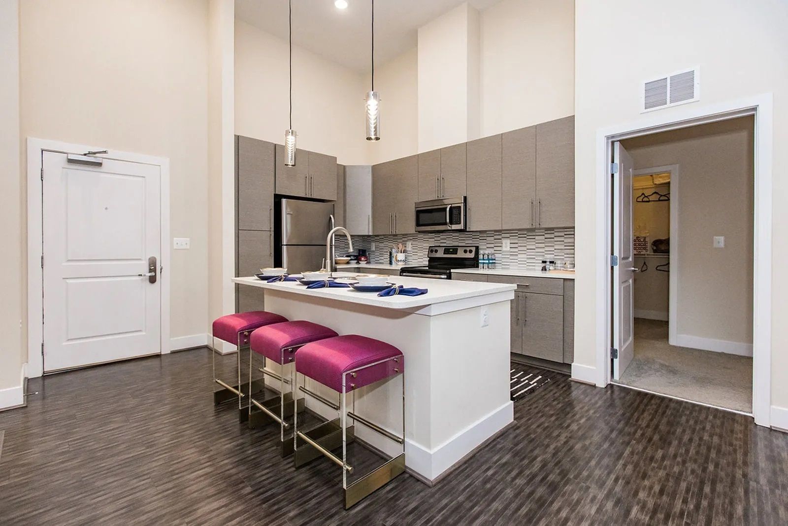 Kitchen with Breakfast Bar at The Southerly.
